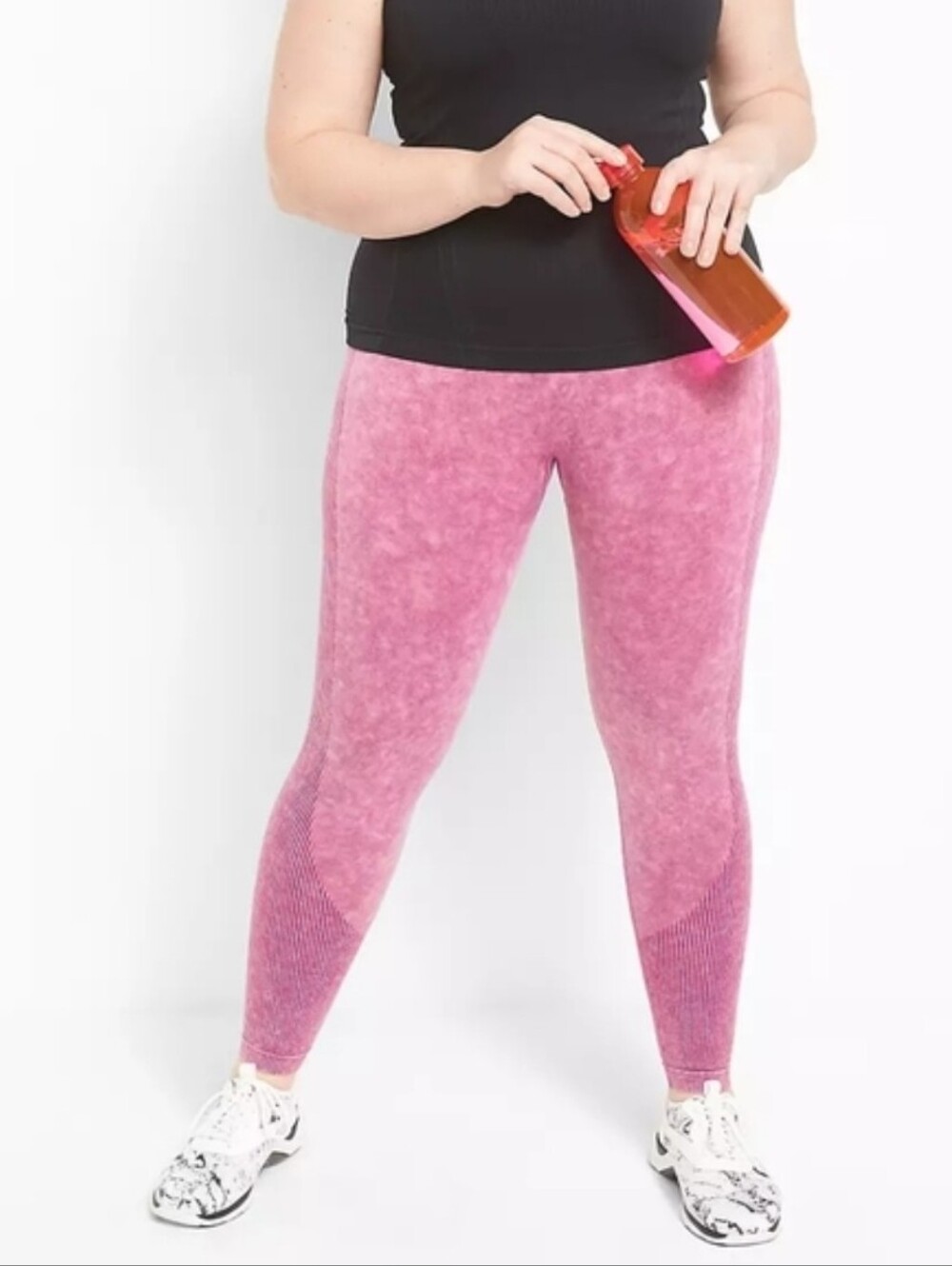 2 Pairs Livi Lane Bryant 7/8 Length High Rise Compression Leggings Tights 14/16 - Picture 2 of 8